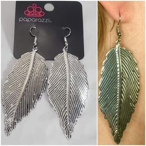 LOOKIN FOR A FLIGHT SILVER EARRINGS